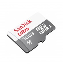 Card de Memorie, 16GB - SanDisk Ultra (SDSQUNS-016G-GN3MN) - Alb / Gray