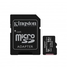 Card de Memorie, 128GB - Kingston Canvas Go Plus (SDG3/128GB) - Negru