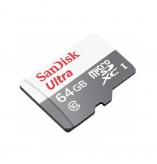 Card de Memorie, 64GB - SanDisk Ultra (SDSQUNR-064G-GN3MN) - Alb / Gray