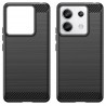 Husa pentru Xiaomi Redmi Note 13 Pro 5G / Poco X6 - Techsuit Carbon Silicone - Neagra