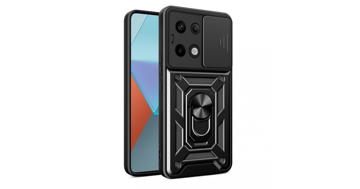 Husa pentru Xiaomi Redmi Note 13 Pro 5G / Poco X6 - Techsuit CamShield Series - Neagra