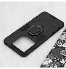 Husa pentru Xiaomi Redmi Note 13 Pro 5G / Poco X6 - Armor Ring Hybrid - Neagra