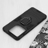 Husa pentru Xiaomi Redmi Note 13 Pro 5G / Poco X6 - Armor Ring Hybrid - Neagra