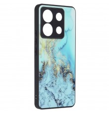 Husa pentru Xiaomi Redmi Note 13 Pro 5G / Poco X6 - Techsuit Glaze Series - Albastra Ocean