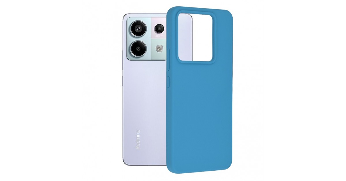 Husa pentru Xiaomi Redmi Note 13 Pro 5G / Poco X6 - Techsuit Soft Edge Silicone - Denim Albastra