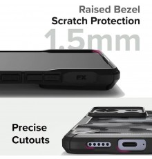 Husa pentru Xiaomi Redmi Note 13 Pro 5G / Poco X6 - Ringke Fusion X Design - Camo Neagra