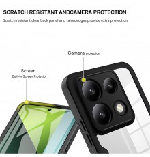 [PACHET 360] - Husa ColorVerse 360 + Folie de protectie -  Xiaomi Redmi Note 13 Pro 5G / Poco X6  - Negru