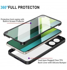 [PACHET 360] - Husa ColorVerse 360 + Folie de protectie -  Xiaomi Redmi Note 13 Pro 5G / Poco X6  - Mov