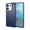 Husa pentru Xiaomi Redmi Note 13 Pro 5G / Poco X6 - Techsuit Carbon Silicone - Albastra