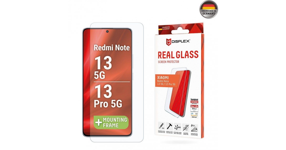 Folie pentru Xiaomi Redmi Note 13 5G / Note 13 Pro 5G / Poco X6 - Displex Real Glass 2D - Clear