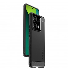 Husa pentru Xiaomi Redmi Note 13 Pro 5G / Poco X6 - Spigen Rugged Armor - Neagra