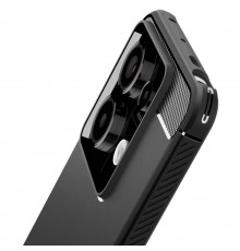 Husa pentru Xiaomi Redmi Note 13 Pro 5G / Poco X6 - Spigen Rugged Armor - Neagra