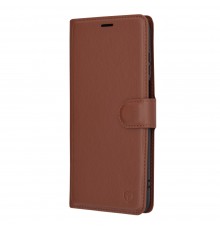 Husa pentru Motorola Moto G32 - Techsuit Leather Folio - Maro