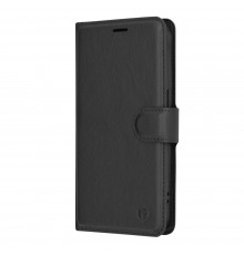 Husa pentru iPhone 15 Pro - Techsuit Leather Folio - Neagra