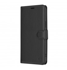 Husa pentru iPhone 15 Plus - Techsuit Leather Folio - Neagra