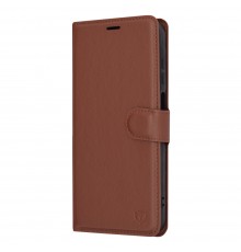 Husa pentru Samsung Galaxy A25 5G - Techsuit Leather Folio - Maro