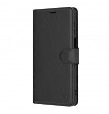 Husa pentru Motorola Moto G14 - Techsuit Leather Folio - Neagra