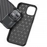 Husa pentru iPhone 15 - Techsuit CarbonFiber - Neagra
