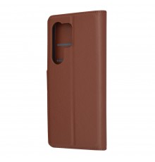 Husa pentru Samsung Galaxy S24 Ultra - Techsuit Leather Folio - Maro
