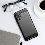 Husa Tpu Carbon Fibre pentru Samsung Galaxy S20+ Plus, Neagra
