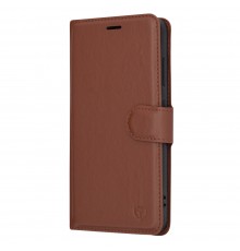 Husa pentru Samsung Galaxy S24 - Techsuit Leather Folio - Maro
