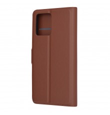 Husa pentru Motorola Moto G84 - Techsuit Leather Folio - Maro