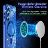 Husa pentru iPhone 15 - Techsuit Luxury Glitter MagSafe - Light Mov