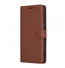 Husa pentru Samsung Galaxy A55 5G - Techsuit Leather Folio - Maro