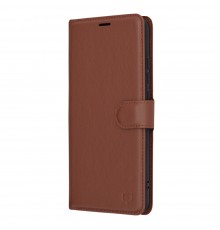 Husa pentru Xiaomi Redmi 13C 4G / 13C 5G / Poco M6 / C65 - Techsuit Leather Folio - Maro