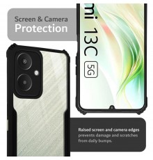 [PACHET 360] - Husa ColorVerse 360 + Folie de protectie -  Xiaomi Redmi 13C 5G / Poco M6  - Negru