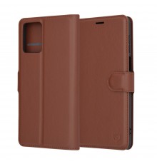 Husa pentru Motorola Moto G54 - Techsuit Leather Folio - Maro