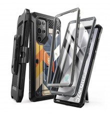 Husa pentru Samsung Galaxy S24 Ultra - Techsuit HaloFrost MagSafe Series - Deep Mov