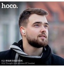 Casti Bluetooth TWS, Bluetooth 5.3, Voice Assistant - Hoco (EQ2) - Alb