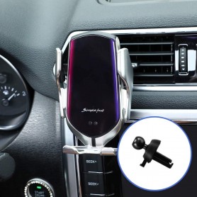 Suport Auto Simple Fast Automatic Cu Incarcare Wireless Pentru Grila De Ventilatie