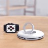 Incarcator Wireless pentru Apple Watch 1 / 2 / 3 / 4 / 5 - Baseus BS-W511R (ACSLH-02) - Alb