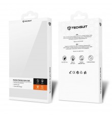 Husa pentru iPhone 15 - Techsuit SmartScreen NFC - Neagra