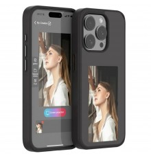 Husa pentru iPhone 15 Pro Max - Techsuit Luxury Crystal MagSafe - Neagra