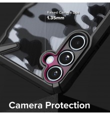 Husa pentru Samsung Galaxy A55 5G - Ringke Fusion X Design - Camo Neagra