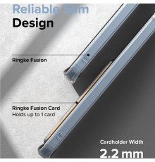 Husa pentru Samsung Galaxy A55 5G - Ringke Fusion Card - Clear