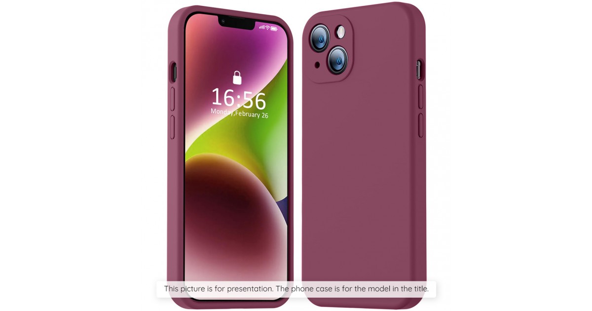 Husa pentru iPhone 15 Pro - Techsuit SoftFlex - Plum Rosie