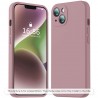 Husa pentru Motorola Moto G84 - Techsuit SoftFlex - Roz Sand