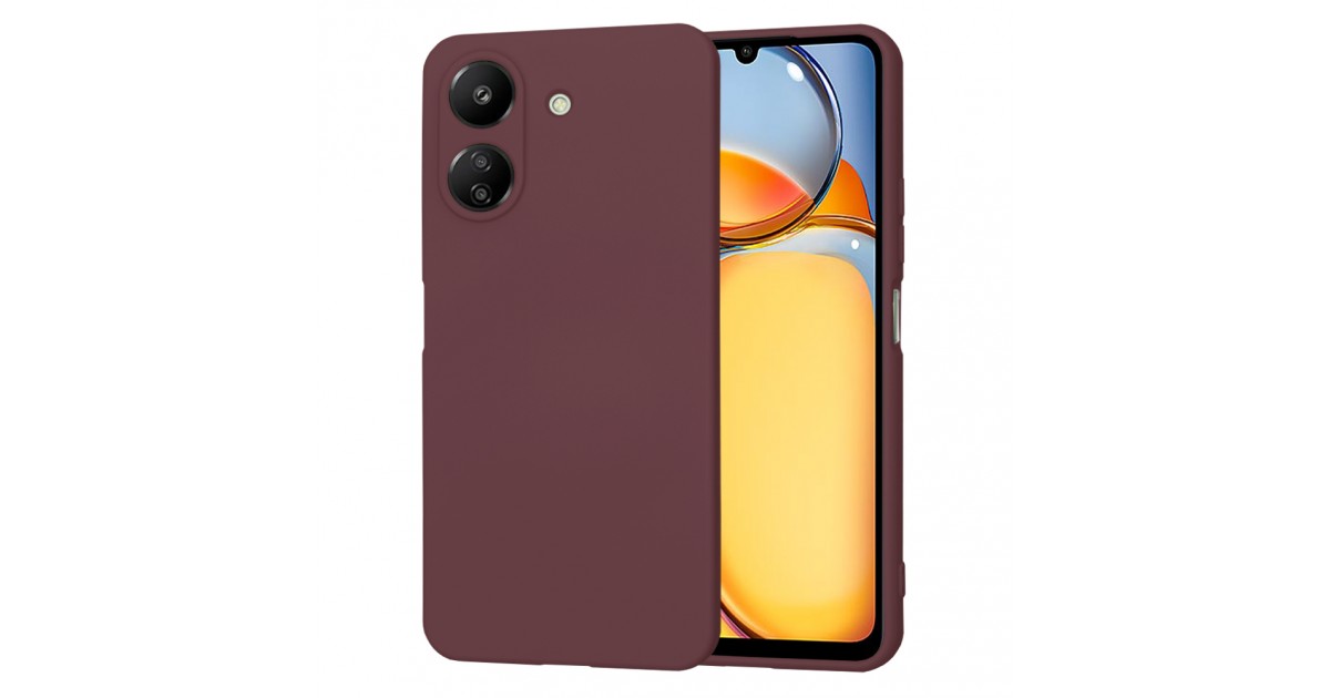 Husa pentru Xiaomi Redmi 13C 4G / Poco C65 - Techsuit SoftFlex - Plum Rosie