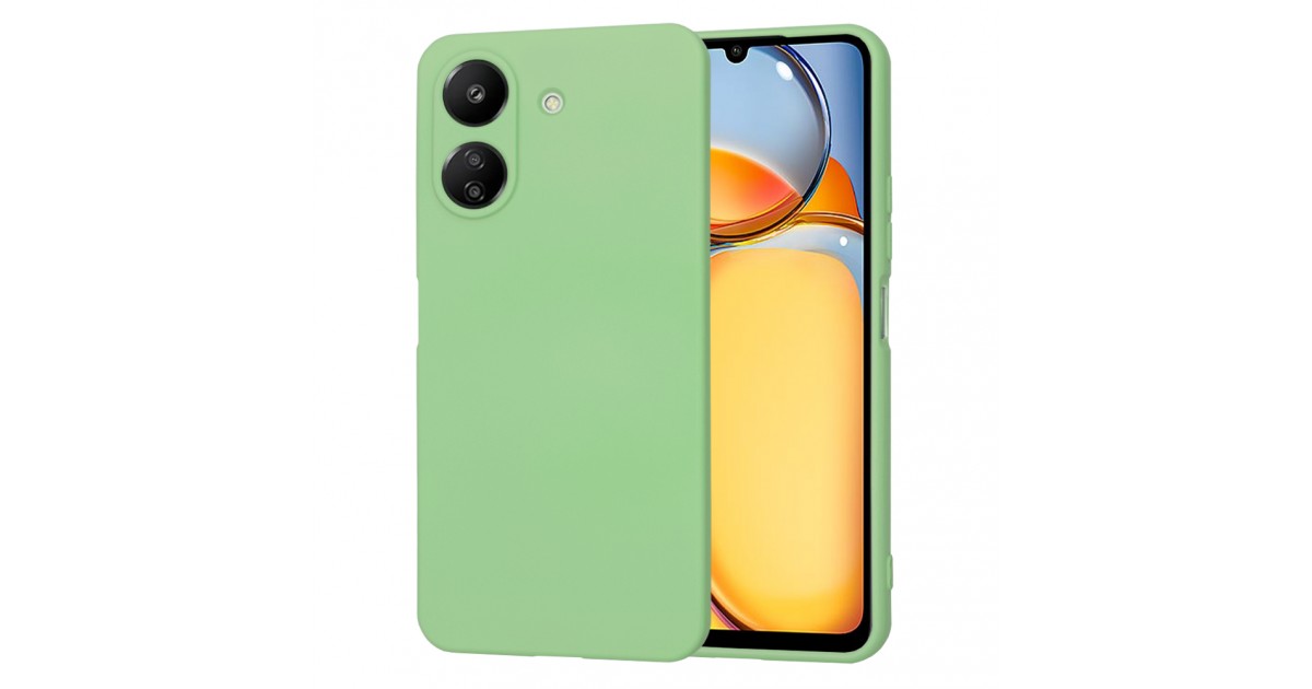 Husa pentru Xiaomi Redmi 13C 4G / Poco C65 - Techsuit SoftFlex - Verde menta Verde