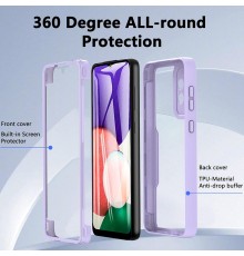 [PACHET 360] - Husa ColorVerse 360 + Folie de protectie -  Xiaomi Redmi 13C 5G / Poco M6  - Mov