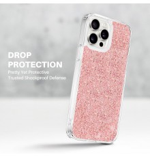 Husa pentru Samsung Galaxy A25 5G - Techsuit Sparkly Glitter - Alba