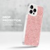 Husa pentru Motorola Moto G54 - Techsuit Sparkly Glitter - Alba