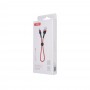 Cablu de date - XO NB117 - Micro-usb - 2.1A - 25cm, Rosu