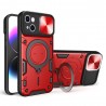 Husa pentru iPhone 15 - Techsuit CamGuard Pro - Rosie