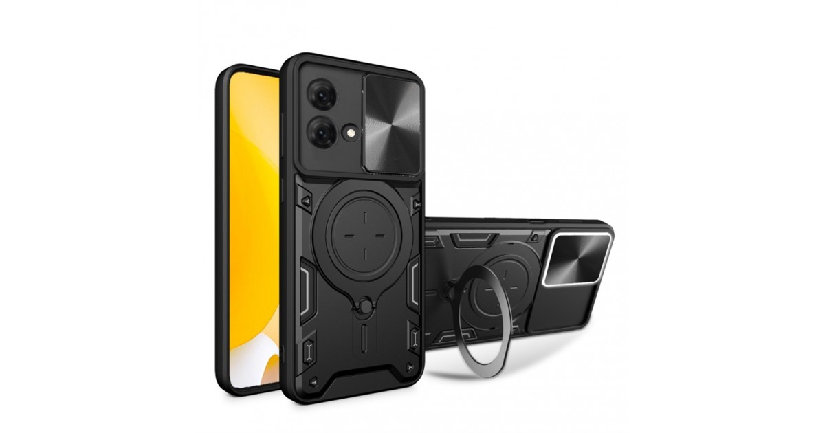 Husa pentru Motorola Moto G84 - Techsuit CamGuard Pro - Neagra