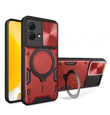 Husa pentru Motorola Moto G84 - Techsuit Carbonite FiberShell - Mov